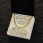 To My Amazing Grandson - Cuban Link Necklace