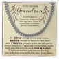 To My Amazing Grandson - Cuban Link Necklace