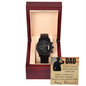 Military Retirement Gift for Dad – Hero Watch with Message Card – Veteran Keepsake in Luxury Box – Gift from Daughter or Son