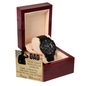 Military Retirement Gift for Dad – Hero Watch with Message Card – Veteran Keepsake in Luxury Box – Gift from Daughter or Son
