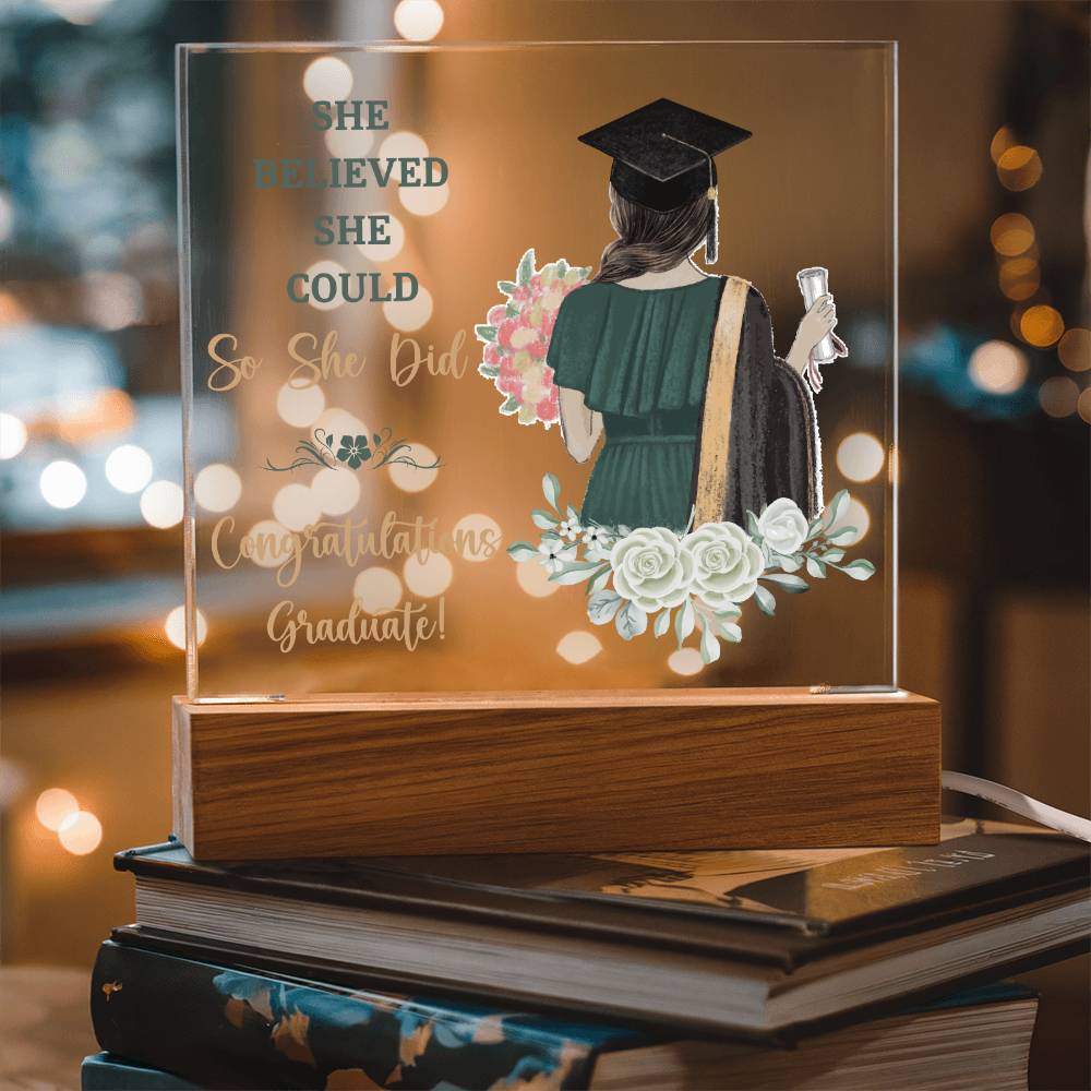 Graduation Gift - Square Acrylic Plaque