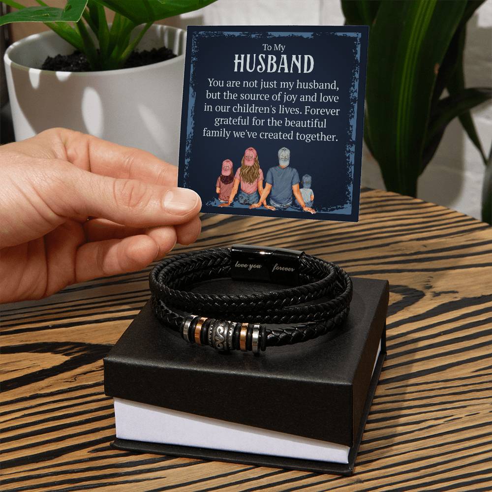 To My Husband - Love You Forever Bracelet