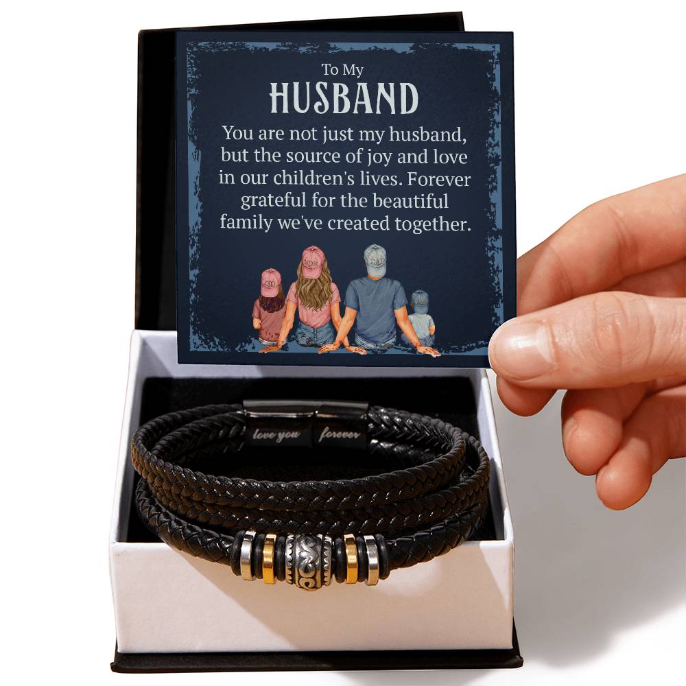 To My Husband - Love You Forever Bracelet