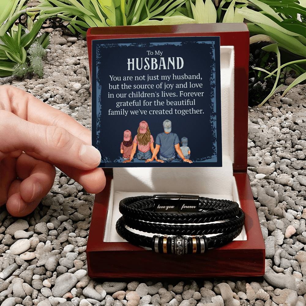 To My Husband - Love You Forever Bracelet