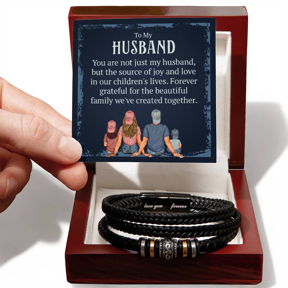 To My Husband - Love You Forever Bracelet
