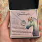 To My Granddaughter - Lucky Horseshoe Necklace