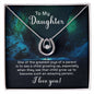 To My Daughter - Lucky Horseshoe Necklace