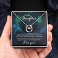 To My Daughter - Lucky Horseshoe Necklace