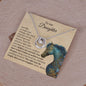 To My Daughter - Lucky Horseshoe Necklace
