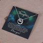 To My Daughter - Lucky Horseshoe Necklace