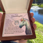 To My Granddaughter - Lucky Horseshoe Necklace