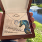 To My Daughter - Lucky Horseshoe Necklace