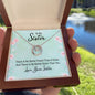 To My Sister - Lucky Horseshoe Necklace