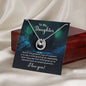 To My Daughter - Lucky Horseshoe Necklace