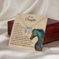 To My Daughter - Lucky Horseshoe Necklace
