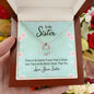 To My Sister - Lucky Horseshoe Necklace