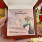 To My Granddaughter - Lucky Horseshoe Necklace
