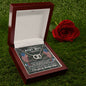 To The Best Army Wife In The World - The Perfect Pair Necklace