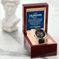 To My GrandSon - Openwork Watch With Card