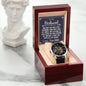 To My Husband - Openwork Watch With Card