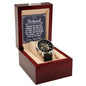 To My Husband - Openwork Watch With Card