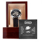 For Dad From Son - Men's Openwork Watch With Card