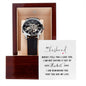 To My Husband - Men's Openwork Watch With Card
