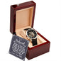 To My Husband - Openwork Watch With Card
