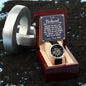 To My Husband - Openwork Watch With Card