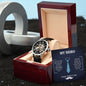Dad My Hero - Men's Openwork Watch With Card