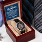 To My GrandSon - Openwork Watch With Card