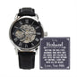 To My Husband - Openwork Watch With Card
