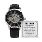 To My Man - Openwork Watch With Card