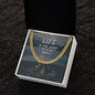 Encouragement Card - Cuban Link Necklace