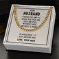 To My Husband - Cuban Link Necklace