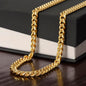For my Handsome Groom - Cuban necklace for my fiance