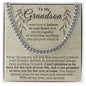 To My Grandson - Cuban Link Necklace