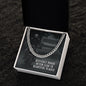Difficult Roads Often Lead to Beautiful Places - Cuban Link Necklace