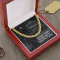 Difficult Roads Often Lead to Beautiful Places - Cuban Link Necklace