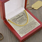 To My Grandson - Cuban Link Necklace