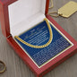 For my Handsome Groom - Cuban necklace for my fiance