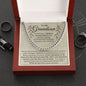 To My Grandson - Cuban Link Necklace