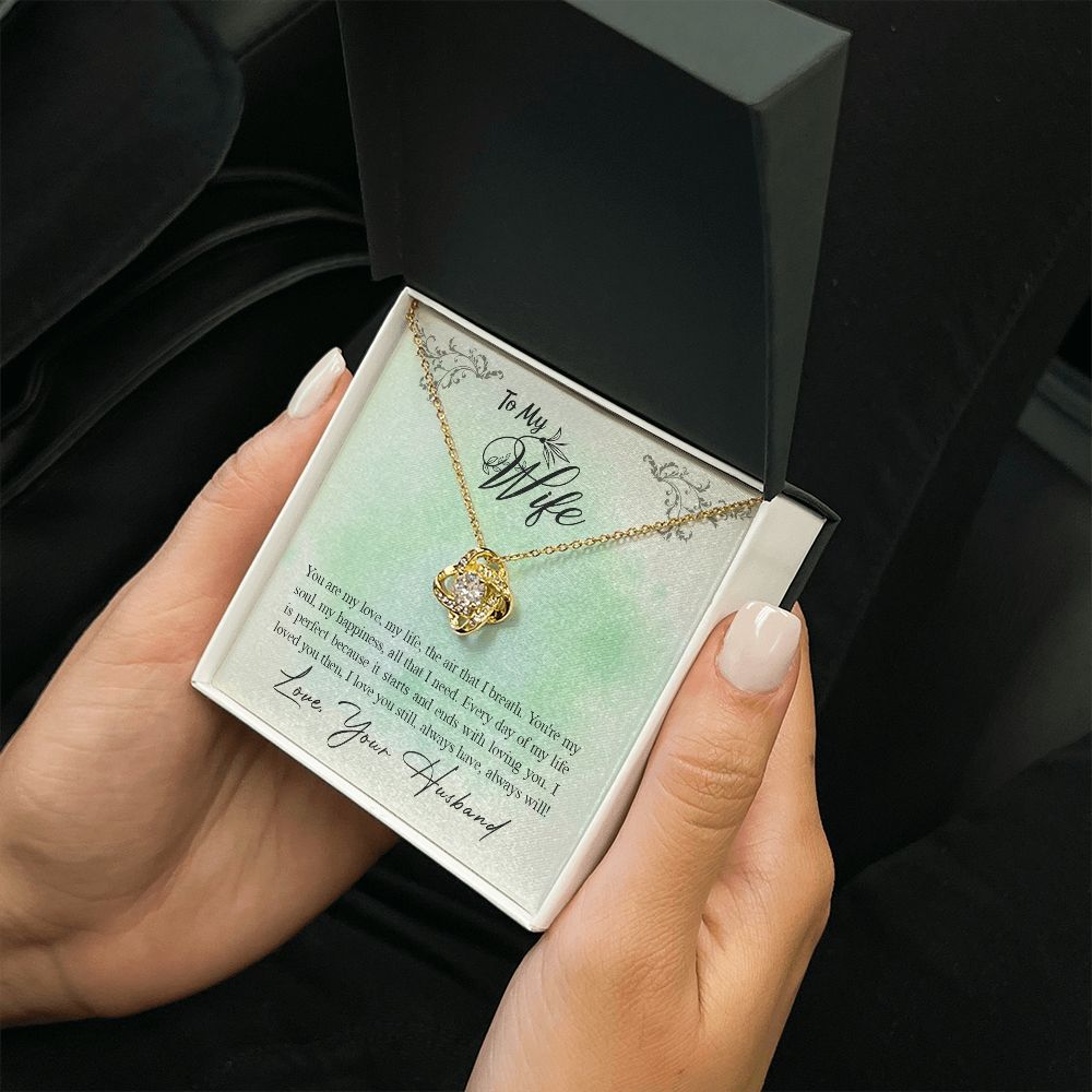 To My WIfe - Love Knot Necklace