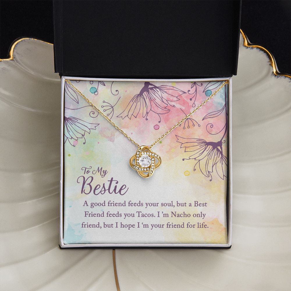 To My Bestie - Love Knot Necklace