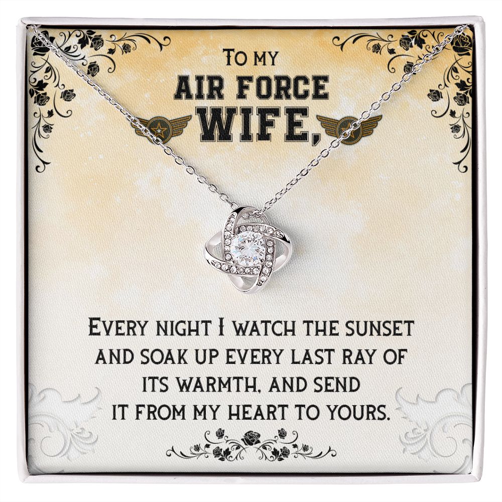 Air Force Wife - Love Knot Necklace