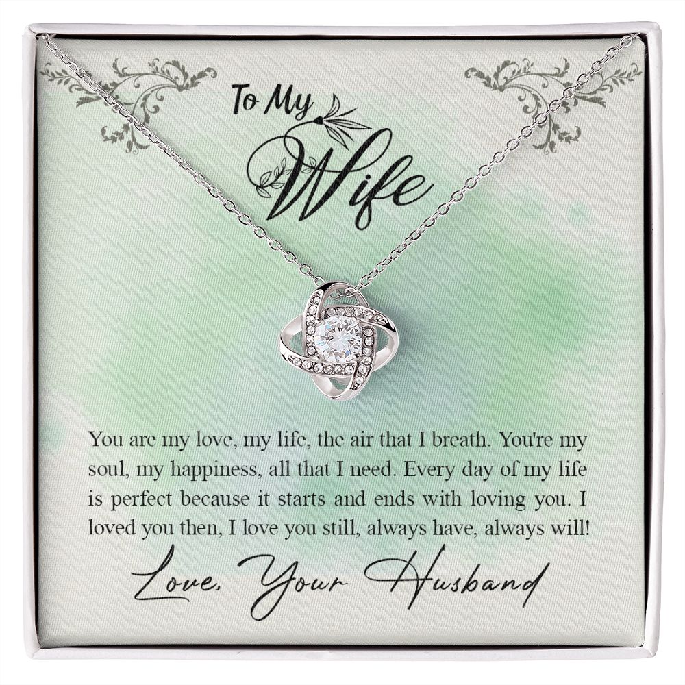 To My WIfe - Love Knot Necklace