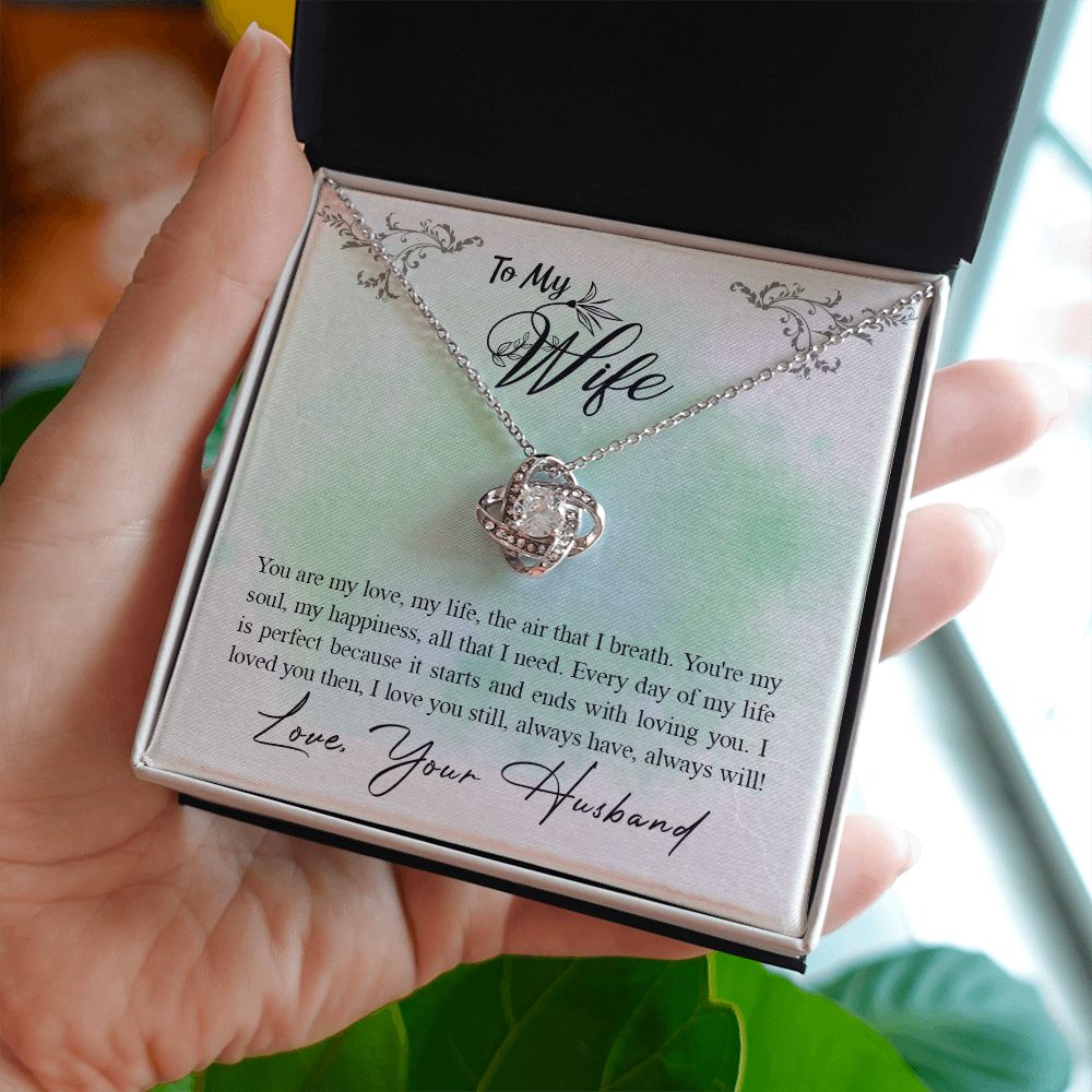 To My WIfe - Love Knot Necklace