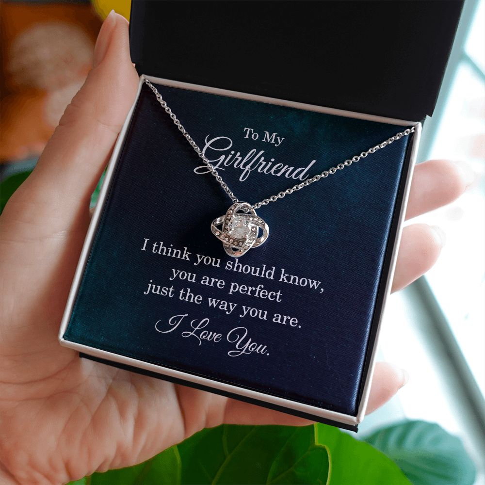 To my girlfriend - I think you should know Love Knot Necklace