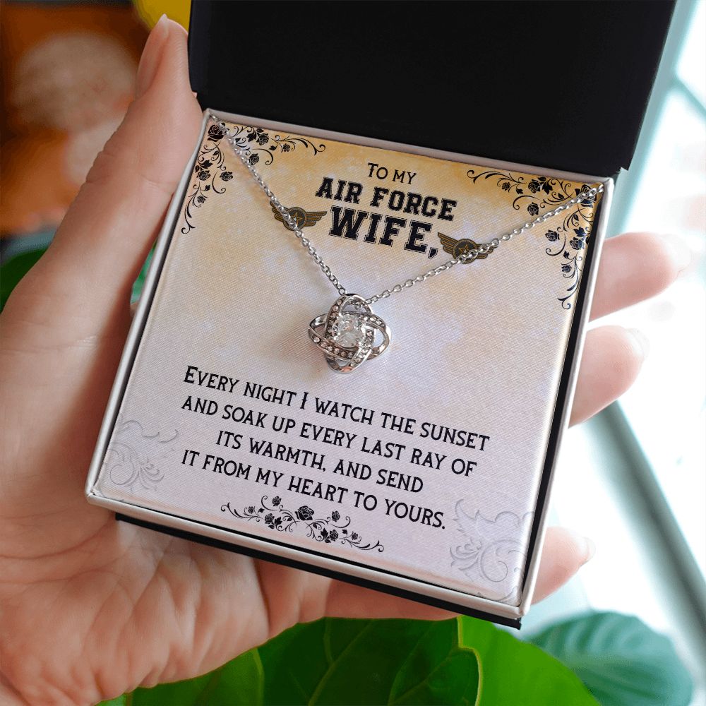 Air Force Wife - Love Knot Necklace