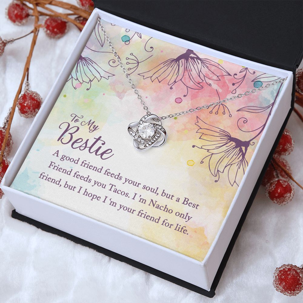 To My Bestie - Love Knot Necklace